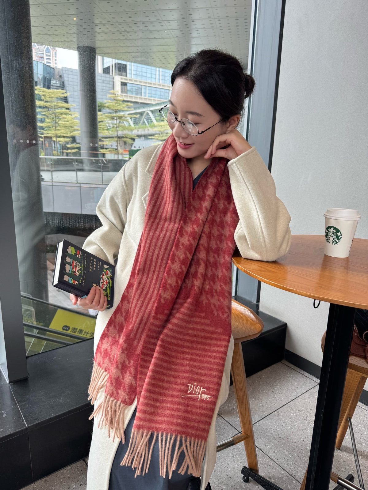 velvet stylish Scarf for women - product detail view