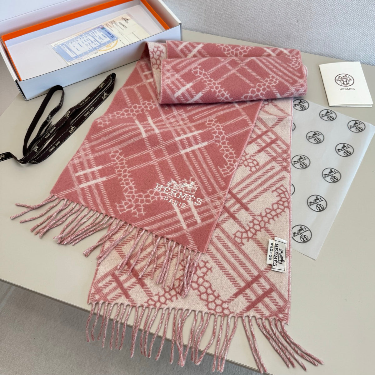 velvet floral Scarf for unisex couple - alternate angle view 8