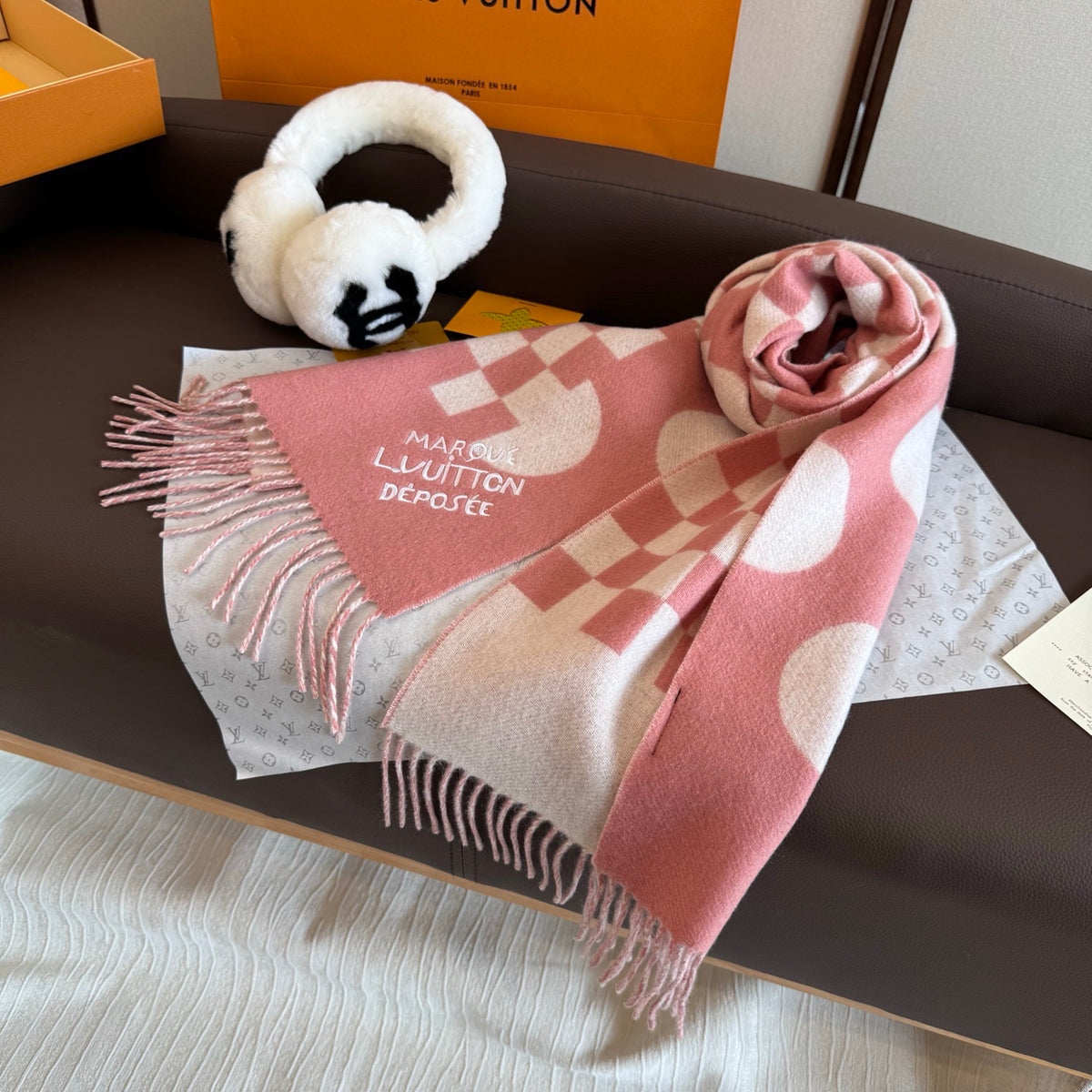 stylish Scarf for men - alternate angle view 5
