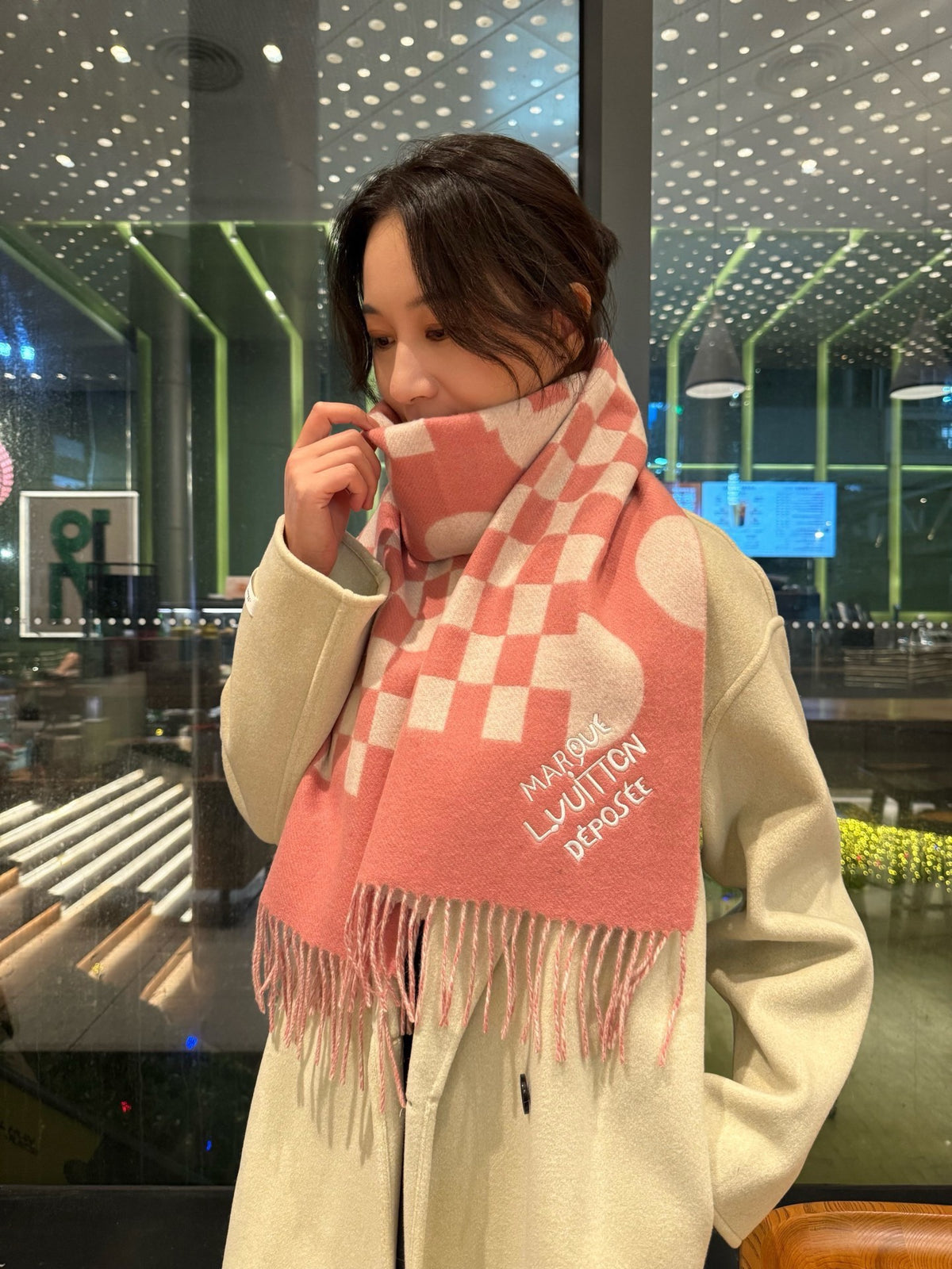 stylish Scarf for men - alternate angle view 3