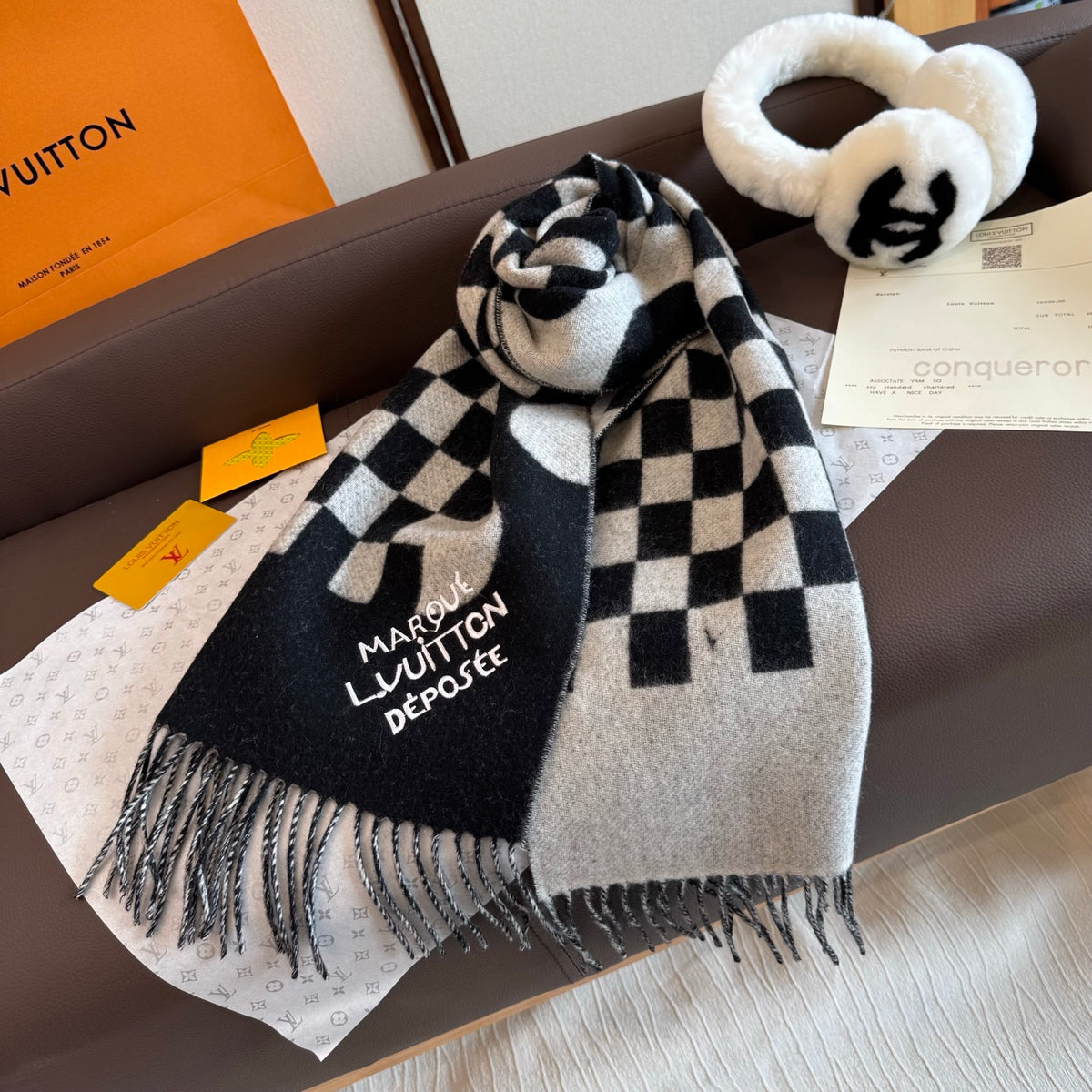 stylish Scarf for men - alternate angle view 5