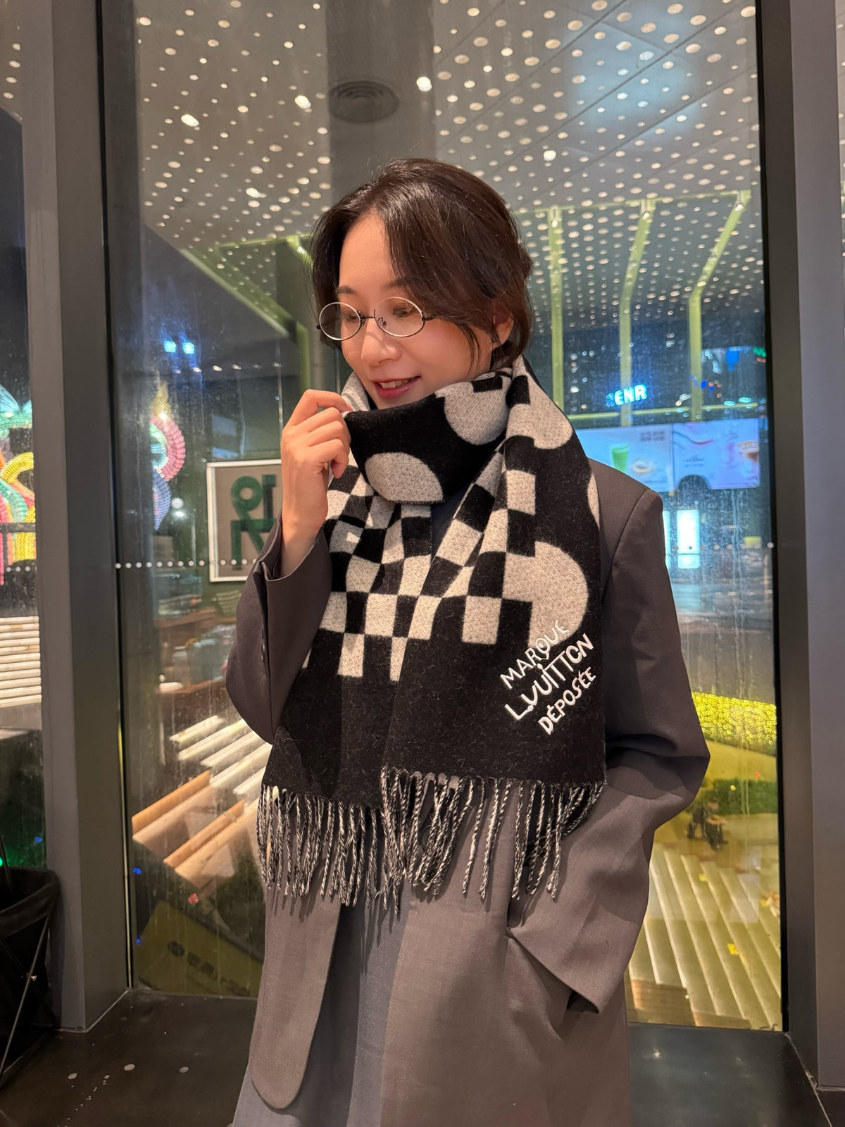 stylish Scarf for men - alternate angle view 2