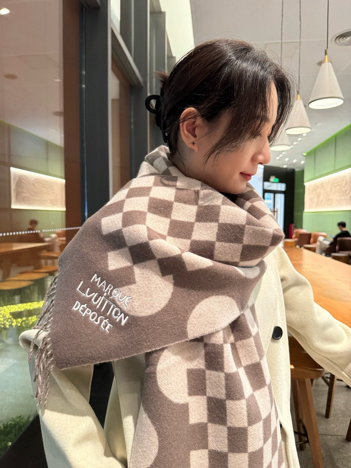 stylish Scarf for men - alternate angle view 3