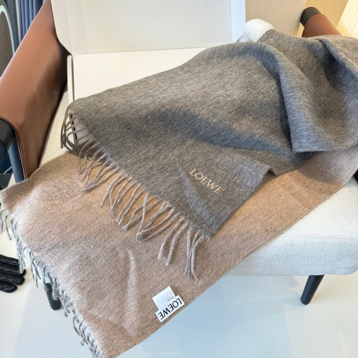 elegant Scarf for unisex couple - alternate angle view 7