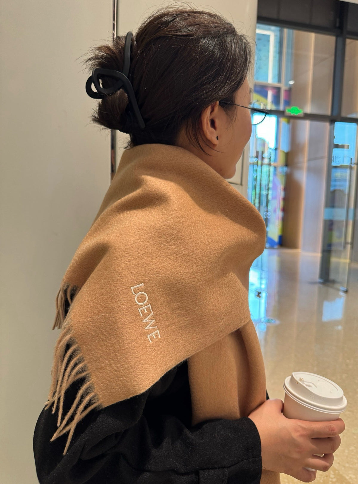 elegant Scarf for unisex couple - alternate angle view 3