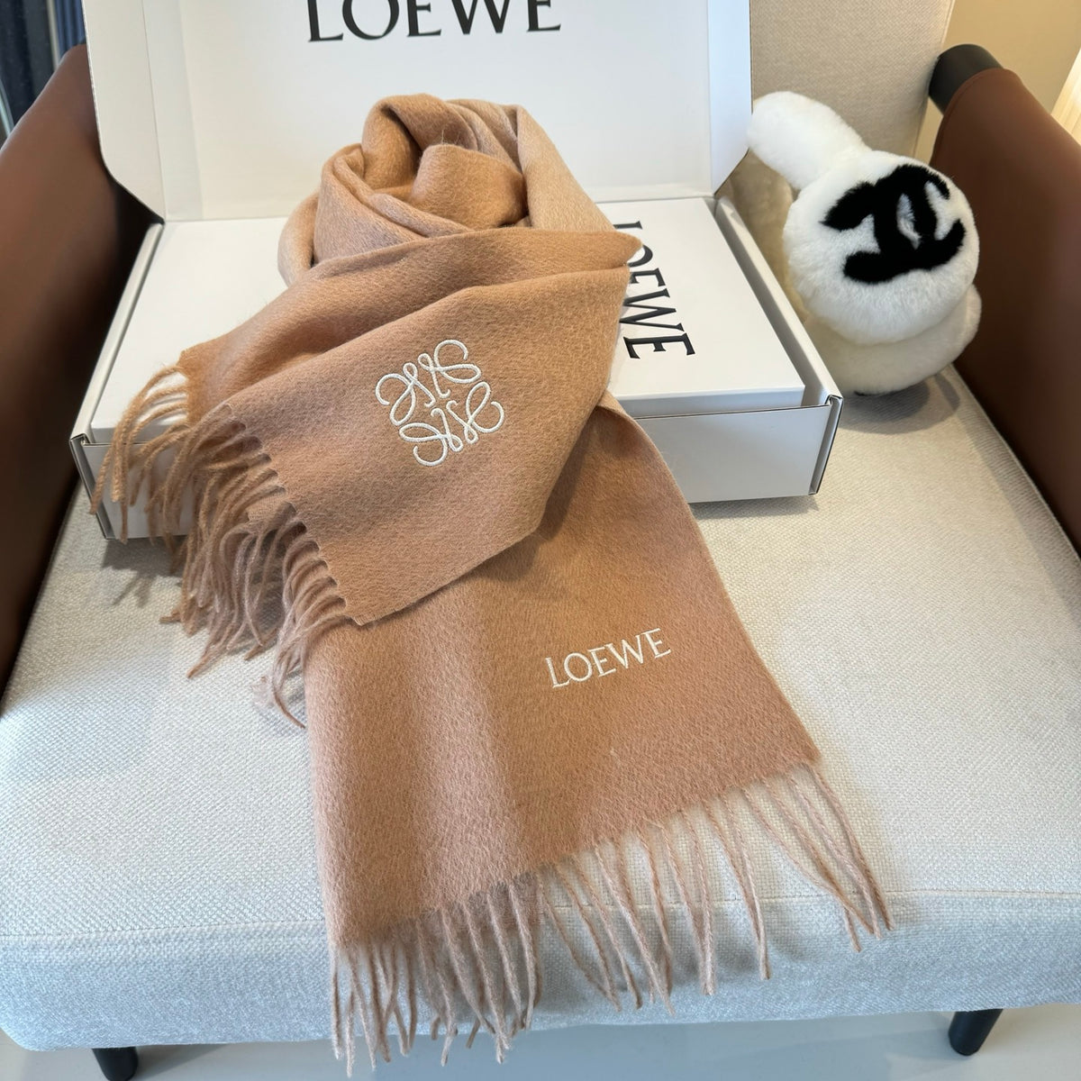 elegant Scarf for unisex couple - alternate angle view 7