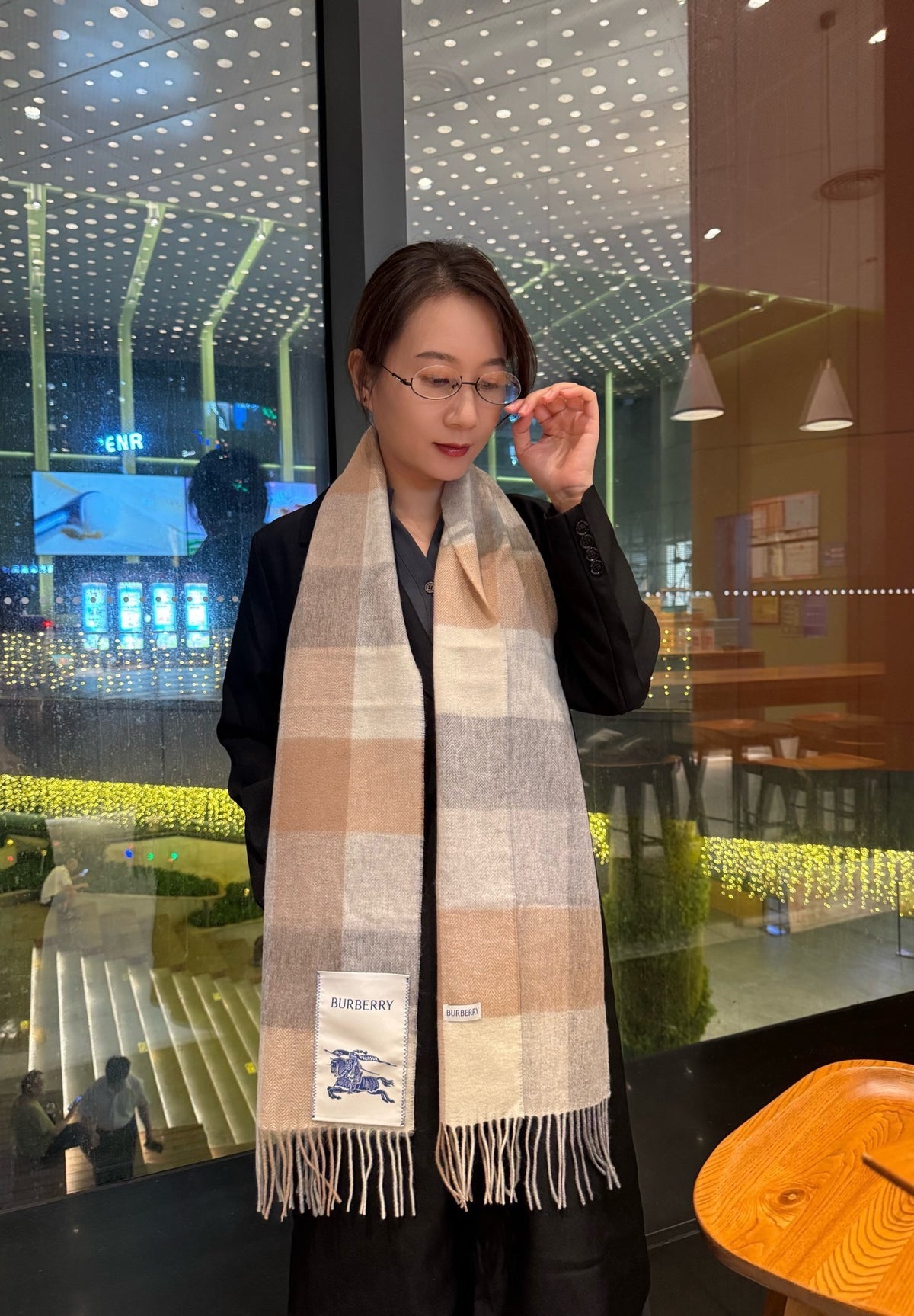 stylish Scarf for men - alternate angle view 3