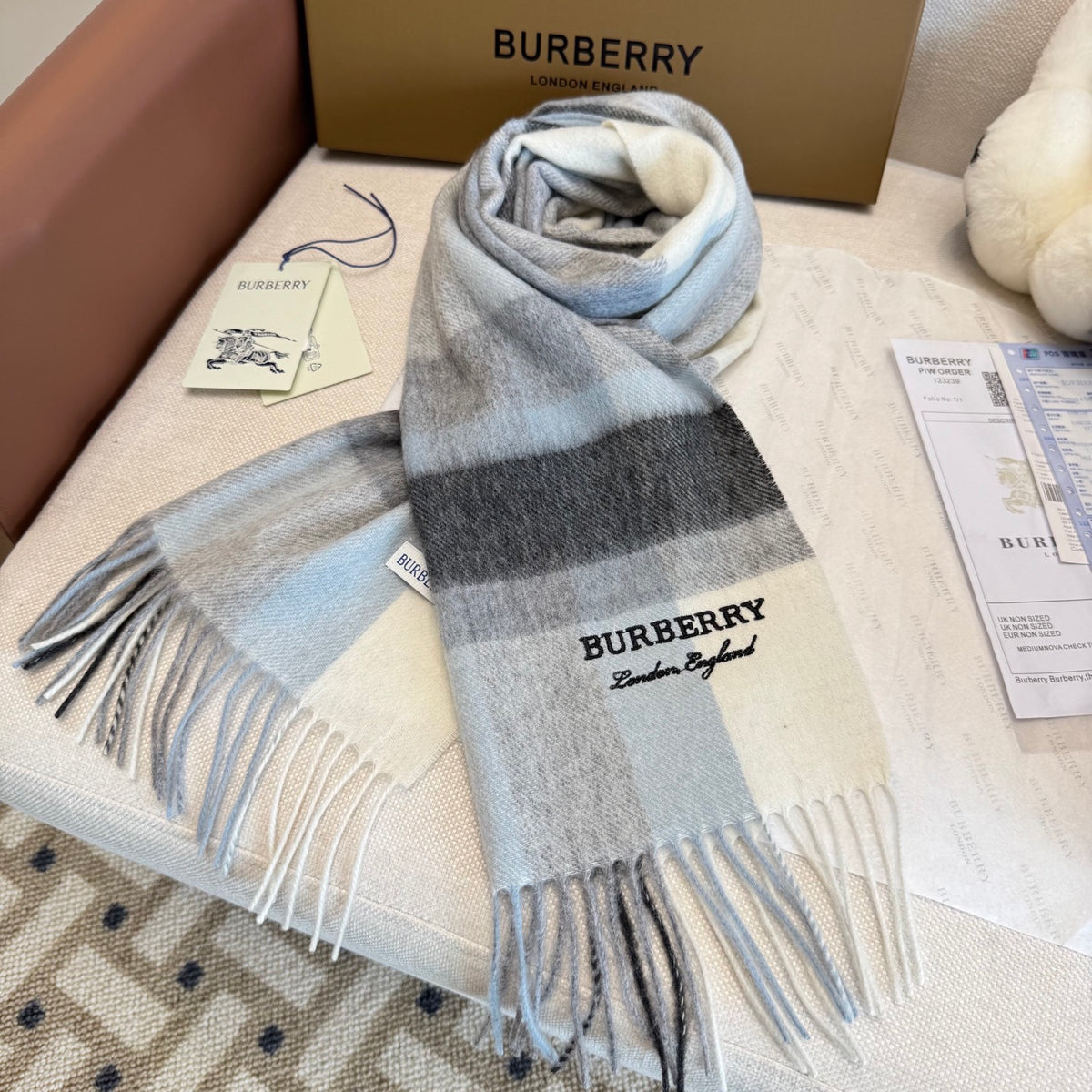 velvet stylish Scarf for unisex couple - alternate angle view 7