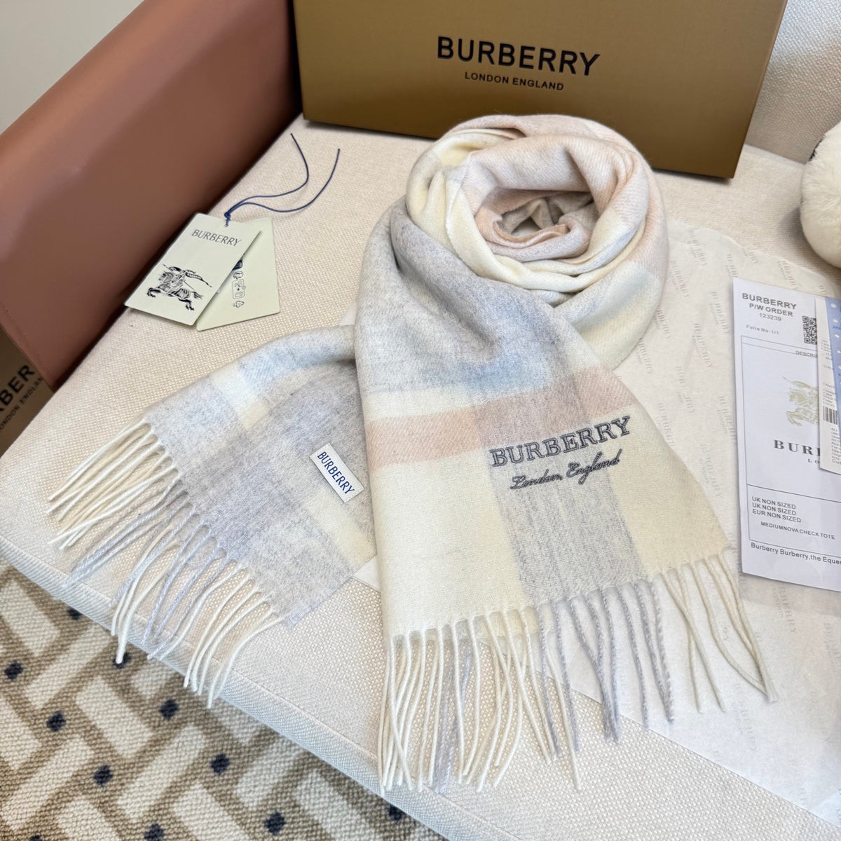 velvet stylish Scarf for unisex couple - alternate angle view 7