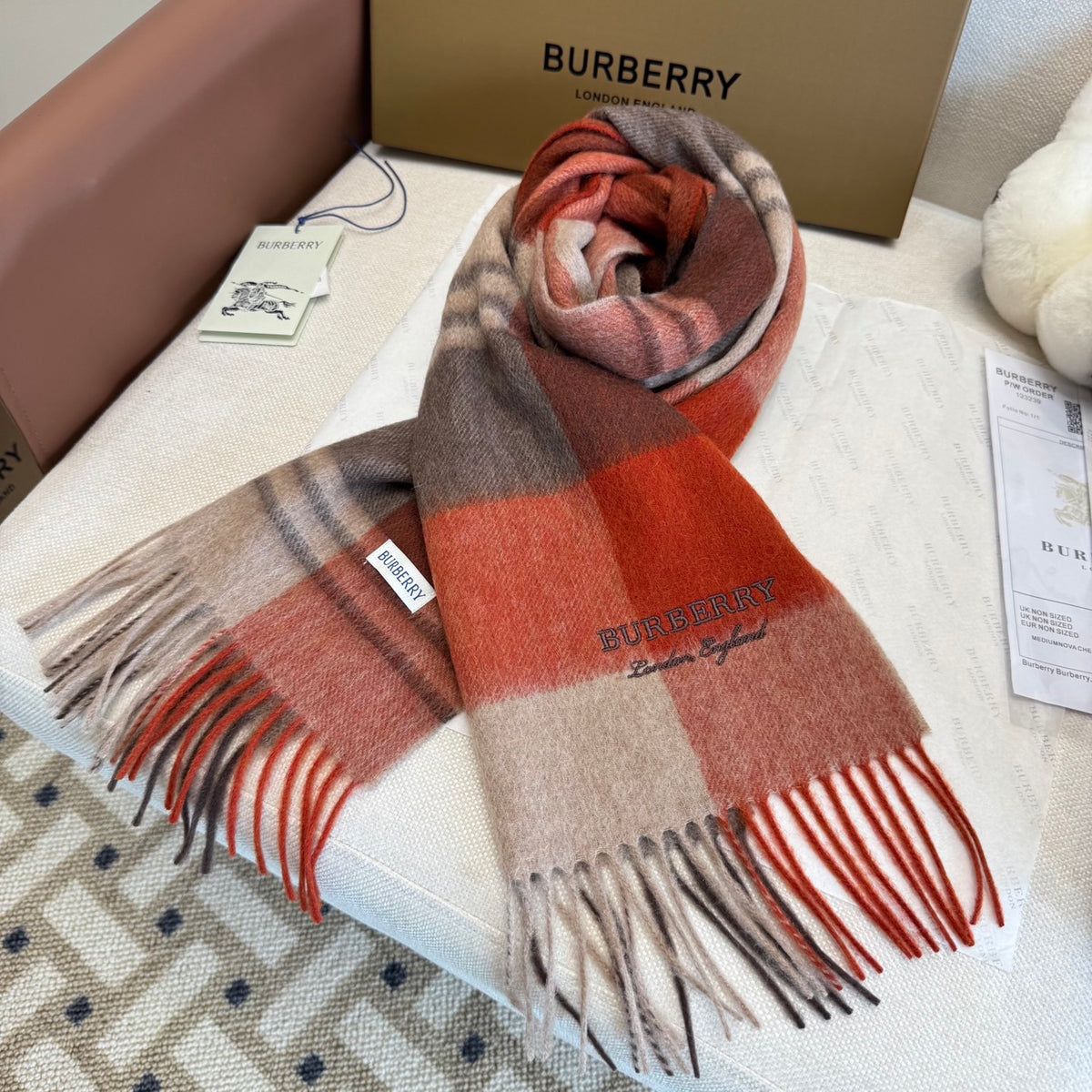 velvet stylish Scarf for unisex couple - alternate angle view 9