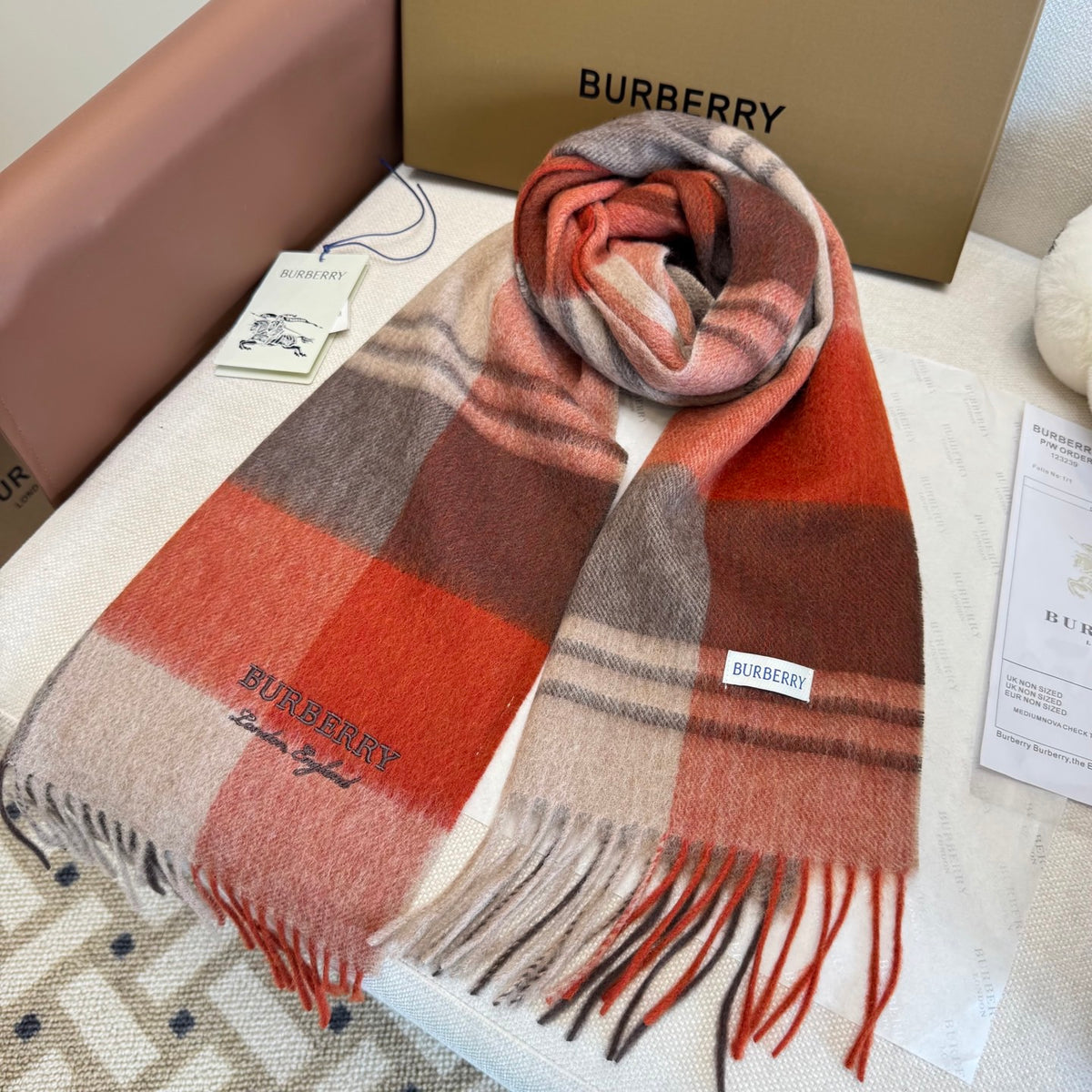 velvet stylish Scarf for unisex couple - alternate angle view 8