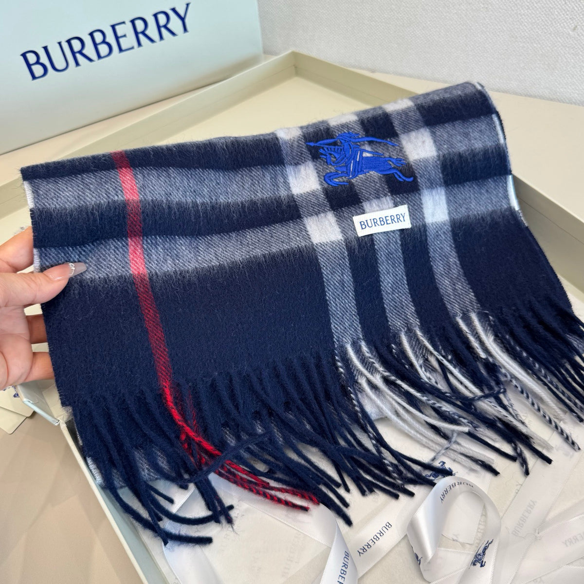 multicolor velvet luxury Scarf for women - alternate angle view 6