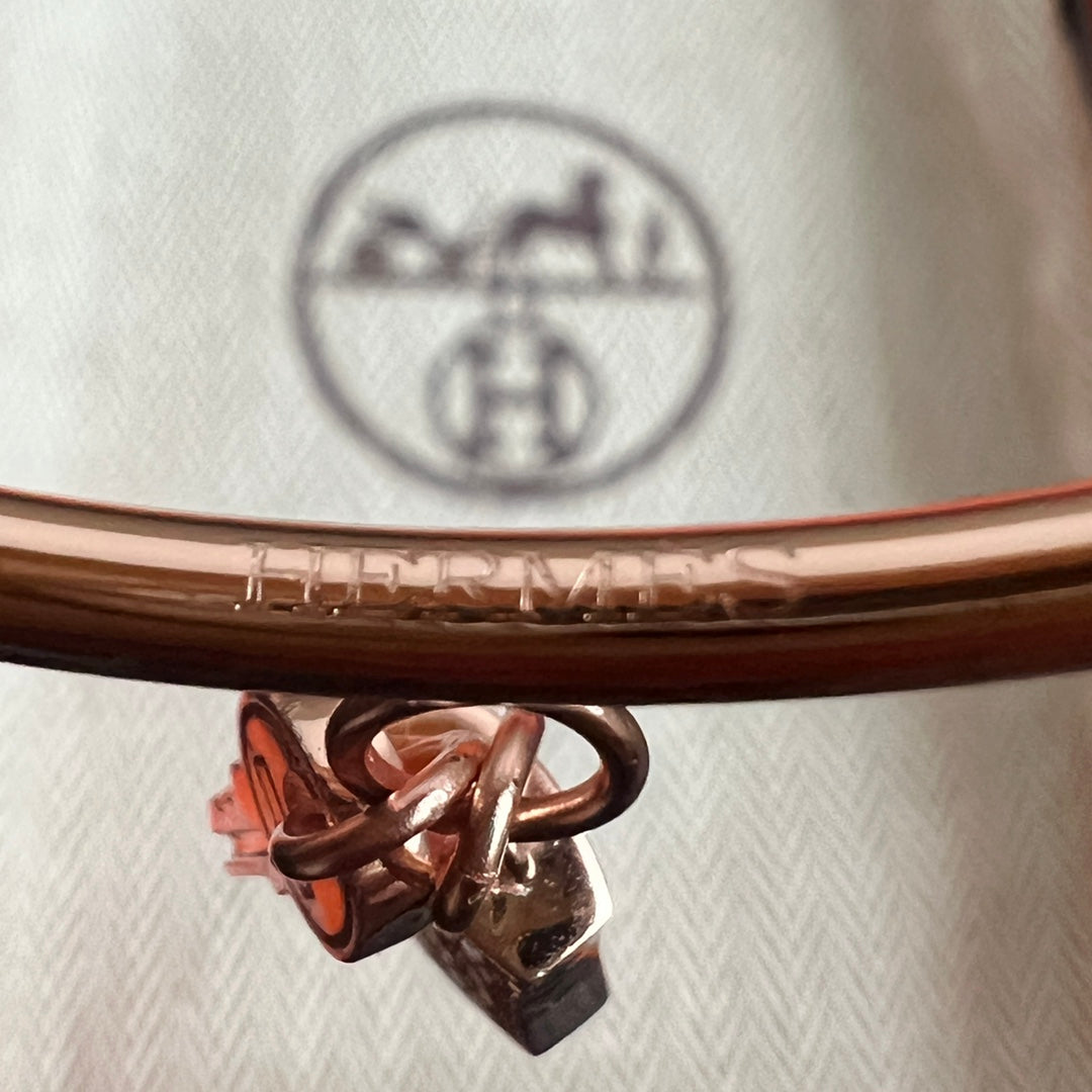 gold brass Bangle for women - alternate angle view 9