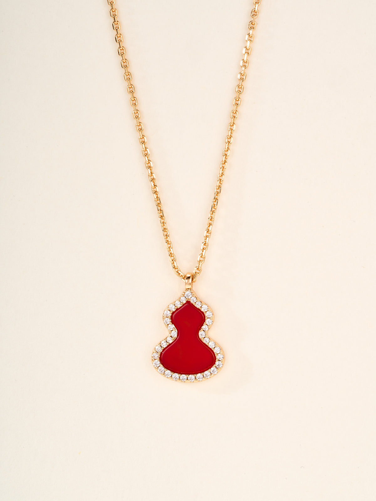 rose gold mother of pearl rose Necklace for women - alternate angle view 5