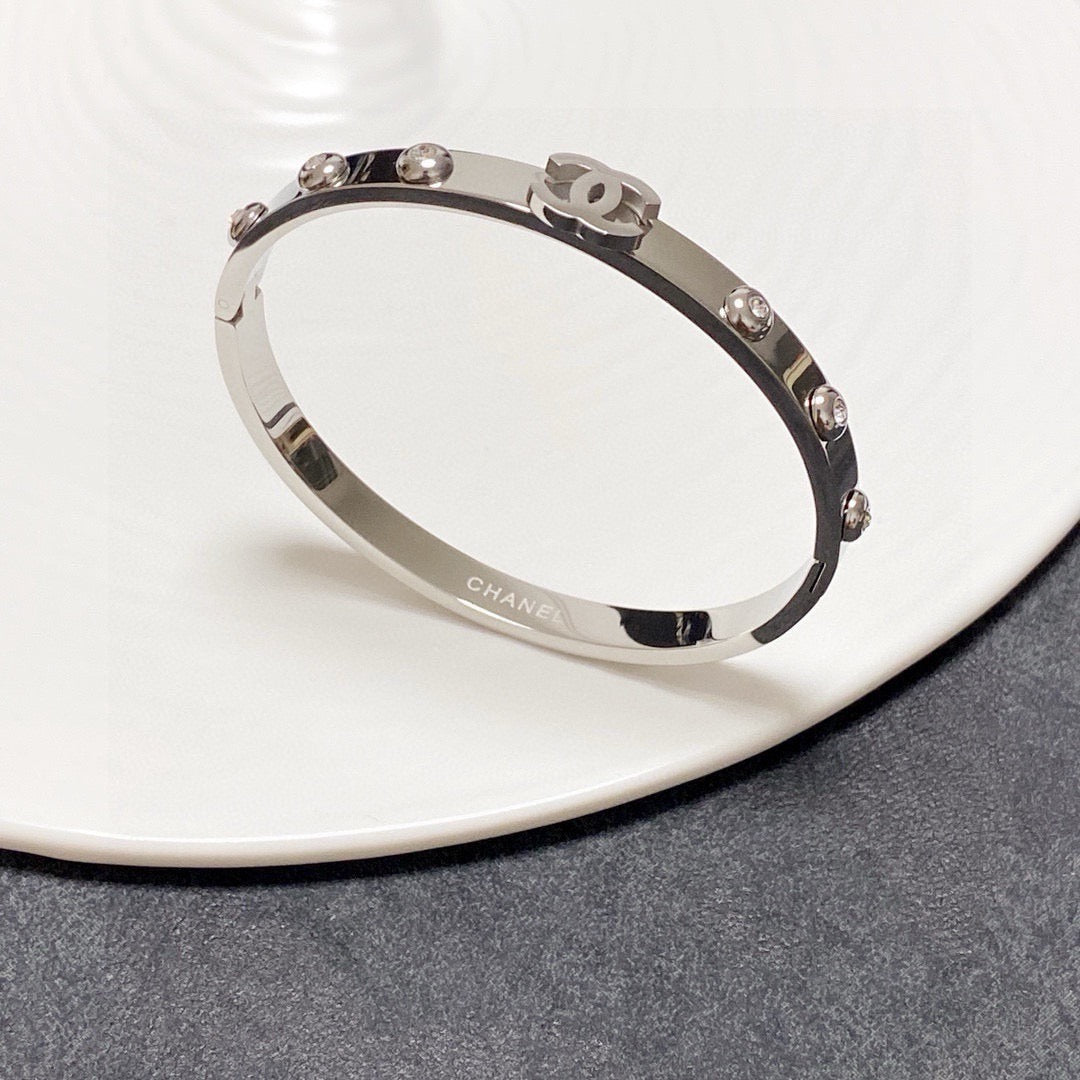 crystal elegant Bangle for women - alternate angle view 2