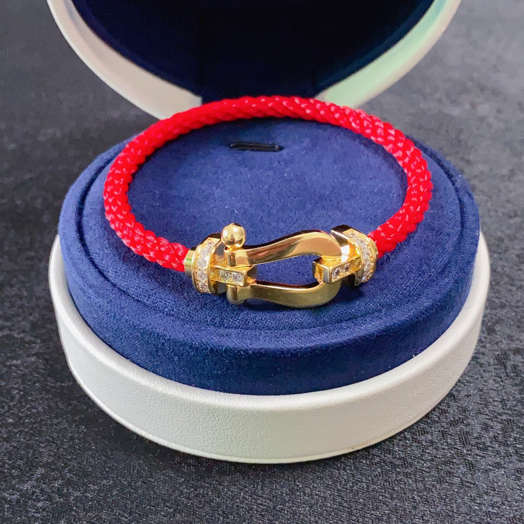 rose gold crystal rose Bangle for men - alternate angle view 4