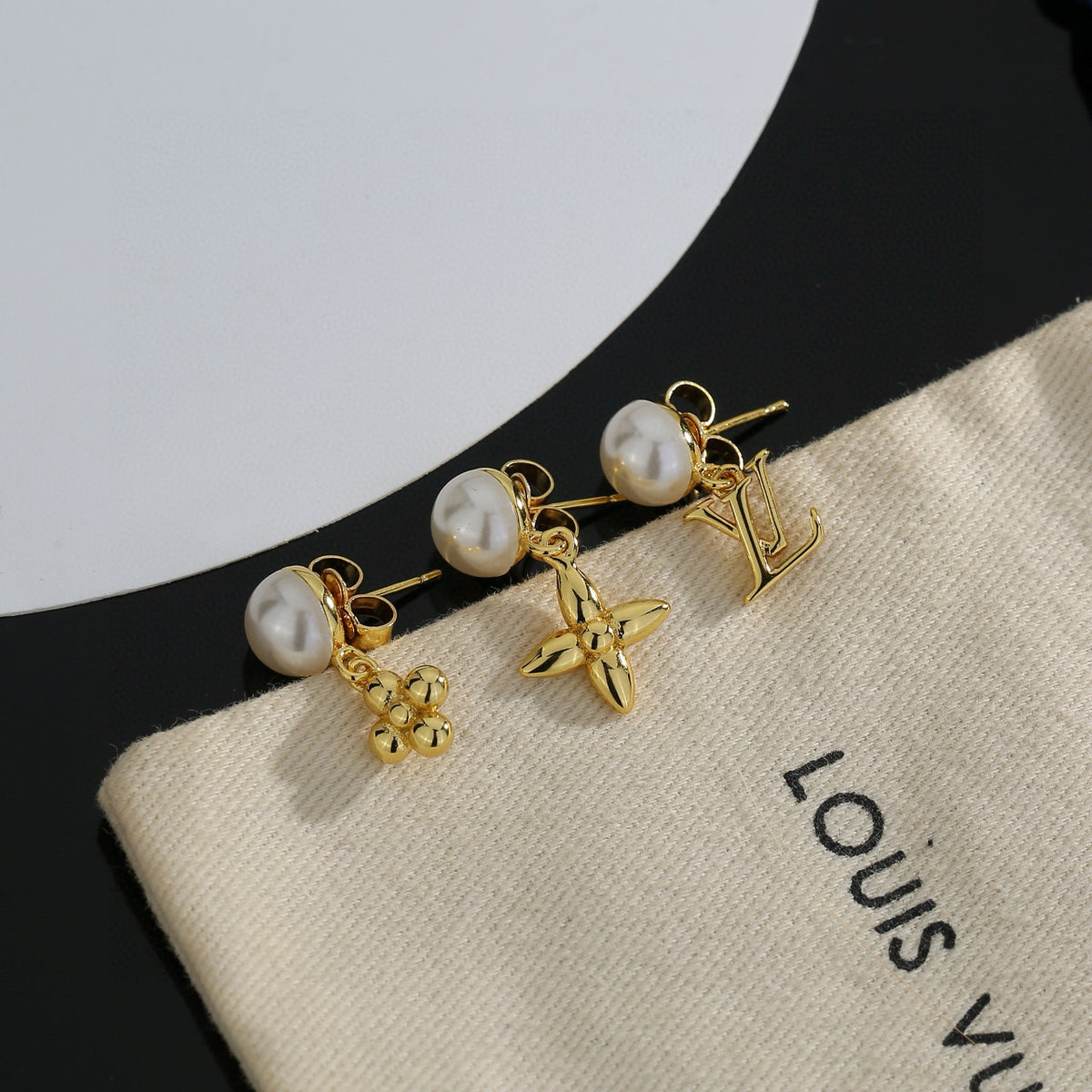 minimalist Stud Earrings for women - product detail view