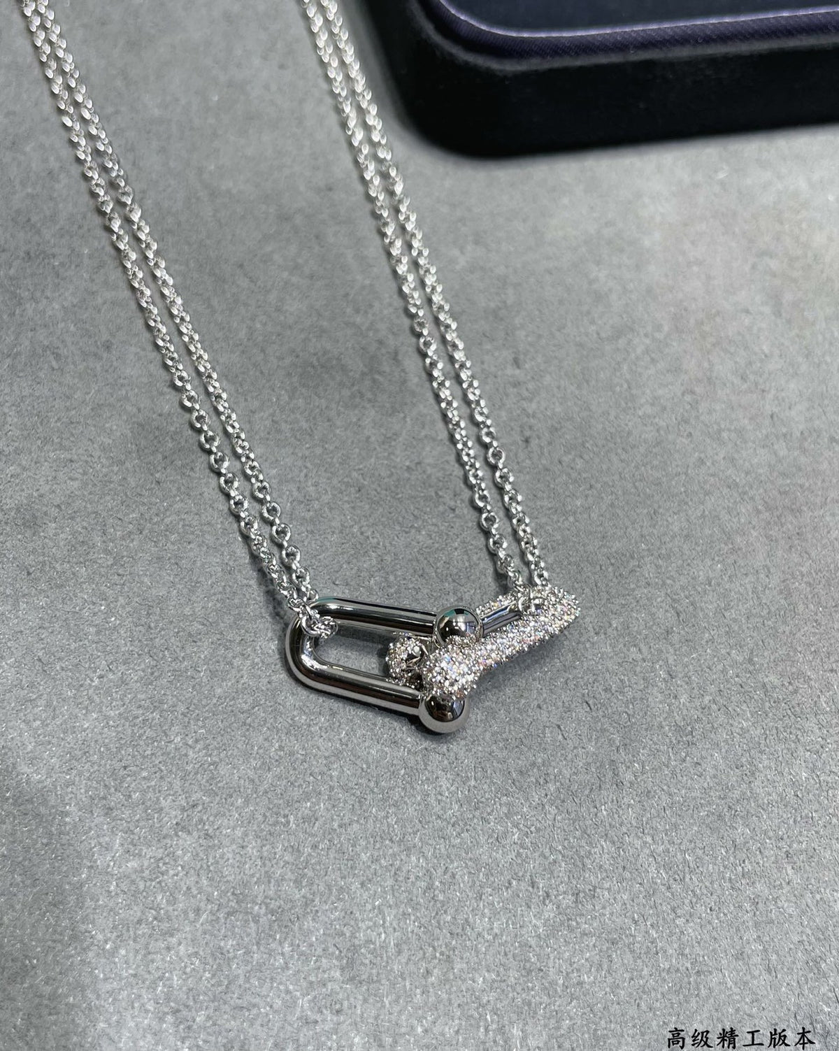 crystal chain Necklace for women - alternate angle view 6