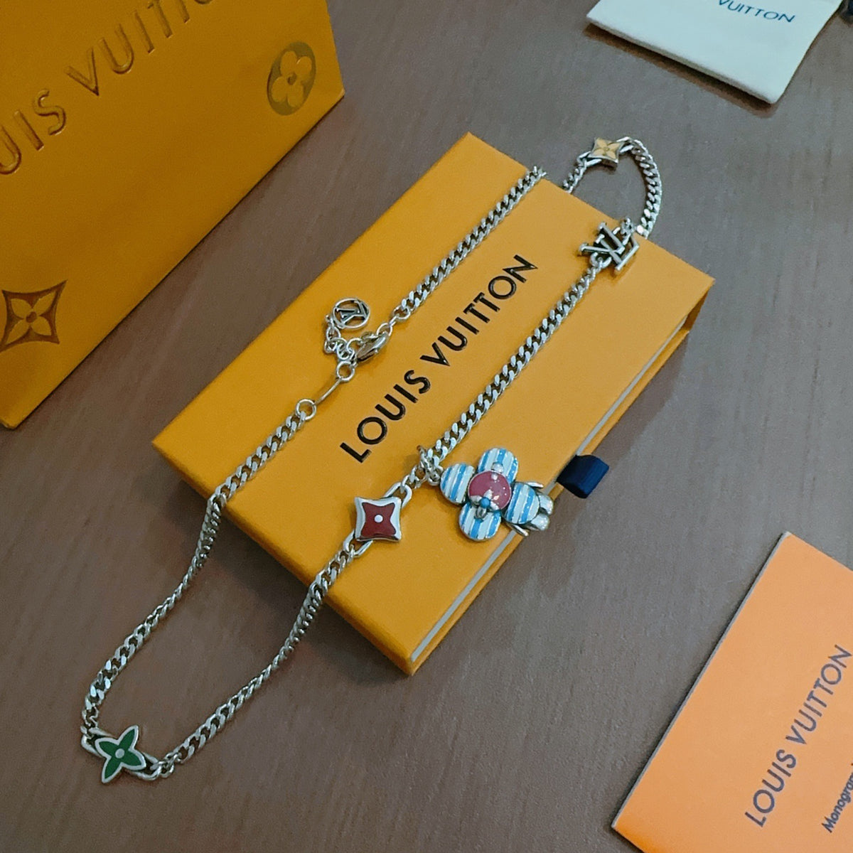 antique chain Necklace for men - product detail view