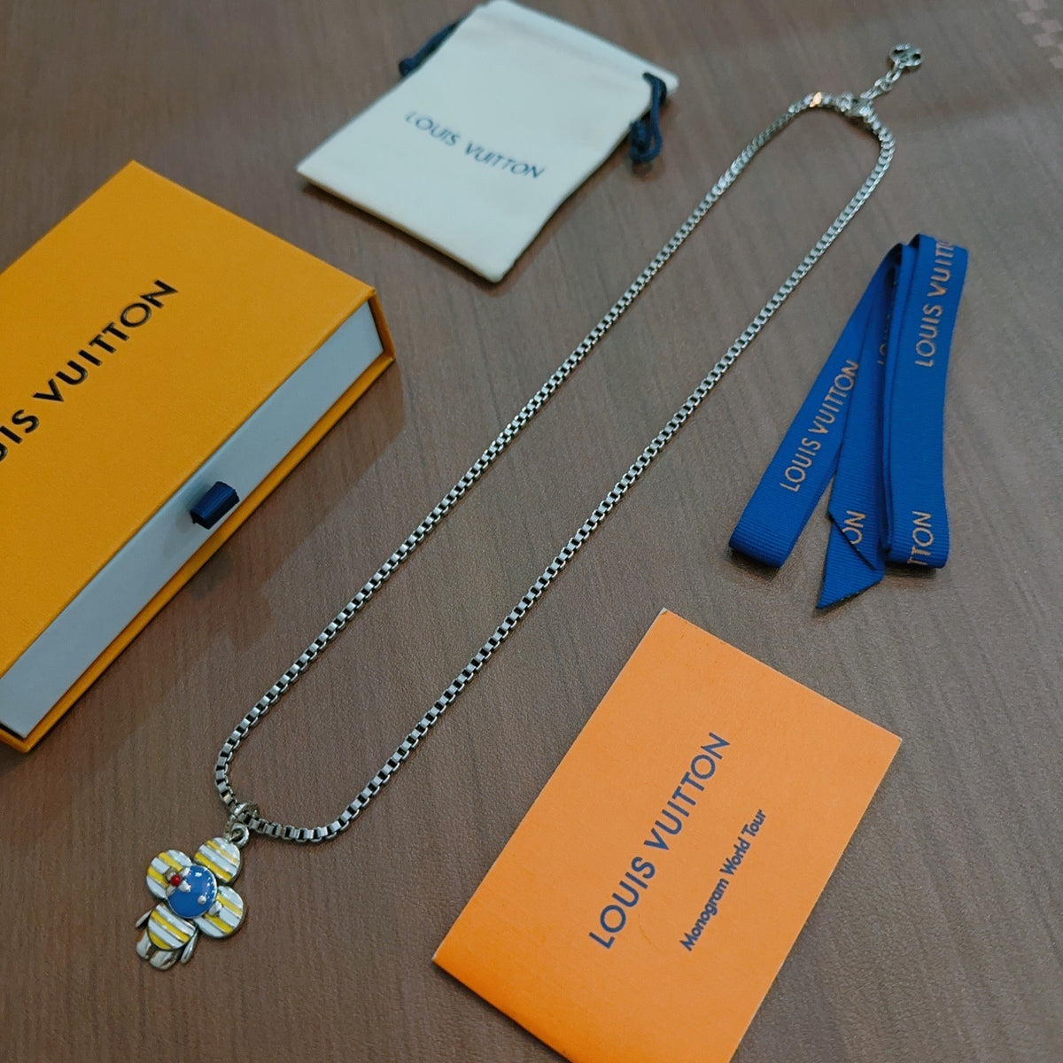 antique chain Necklace for men - product detail view