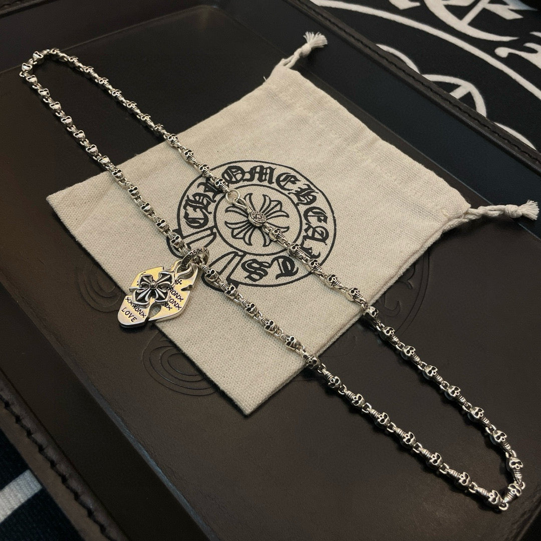 antique cross Pendant for men - alternate angle view 7
