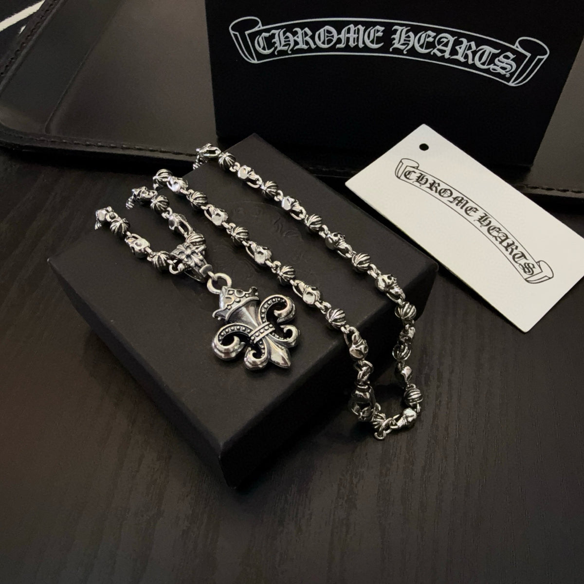 antique cross Pendant for men - alternate angle view 6