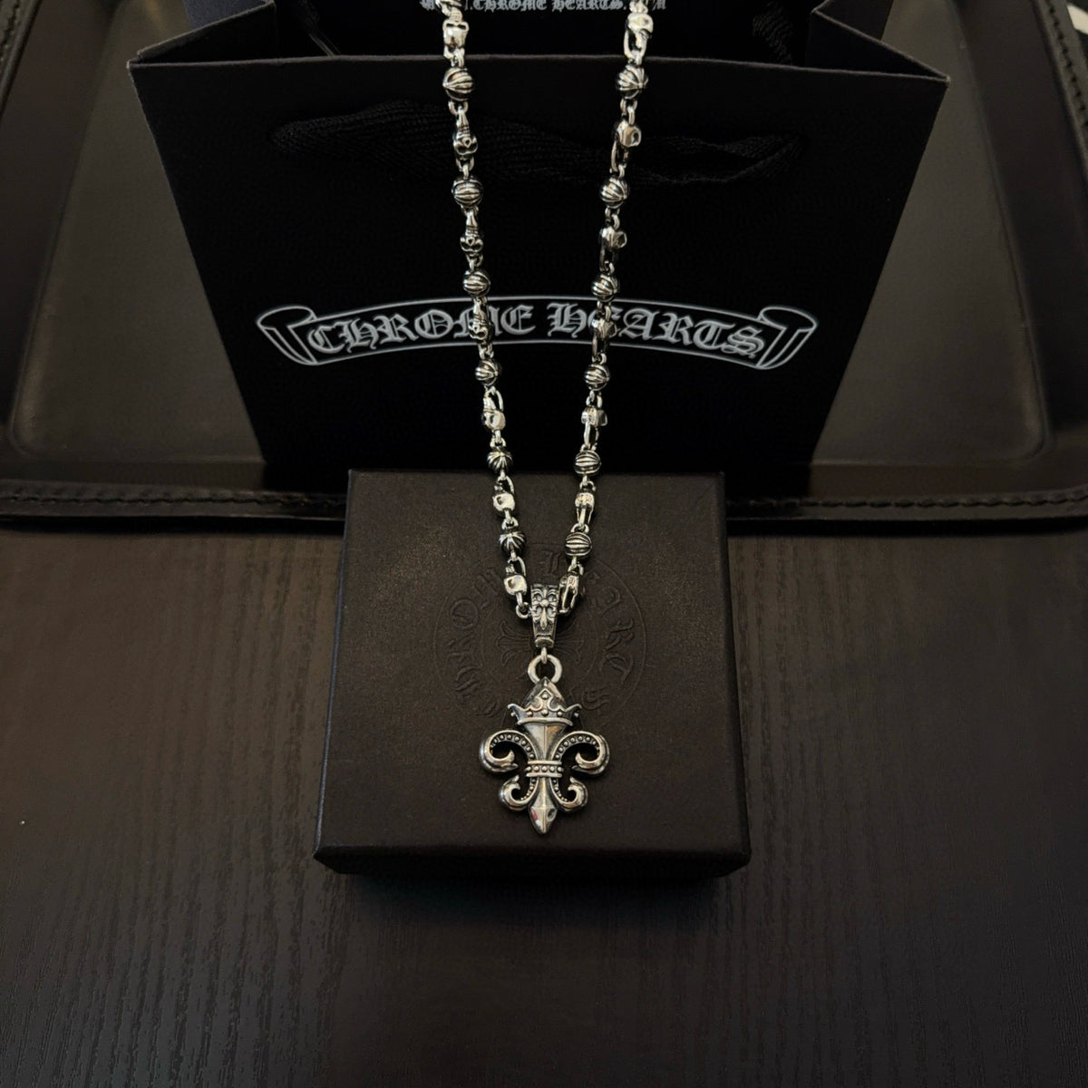 antique cross Pendant for men - alternate angle view 4