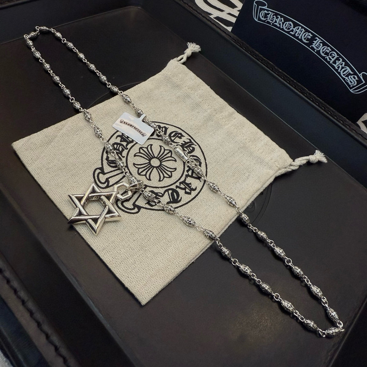 antique cross Pendant for men - alternate angle view 5