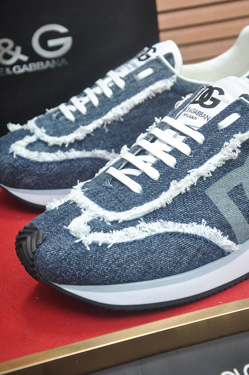 Dolce & Gabbana DG Low-Top Sneakers in Calfskin