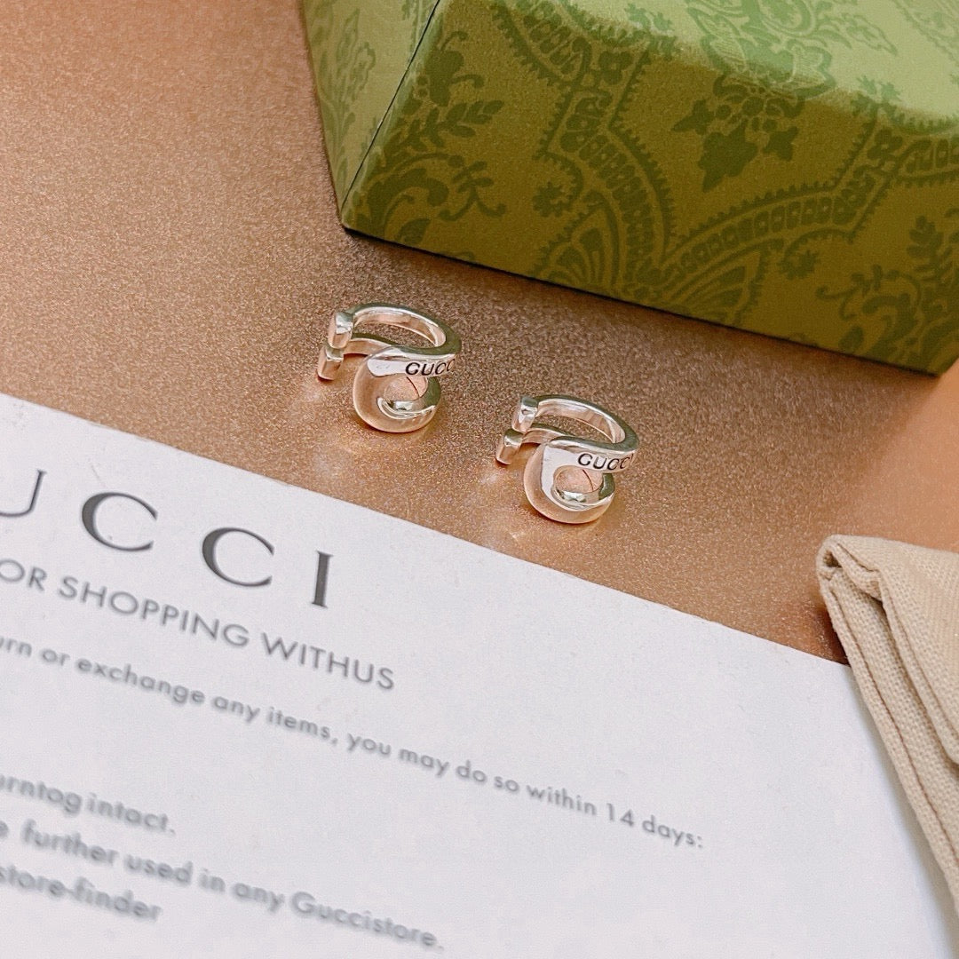 antique vintage Stud Earrings for women - alternate angle view 2