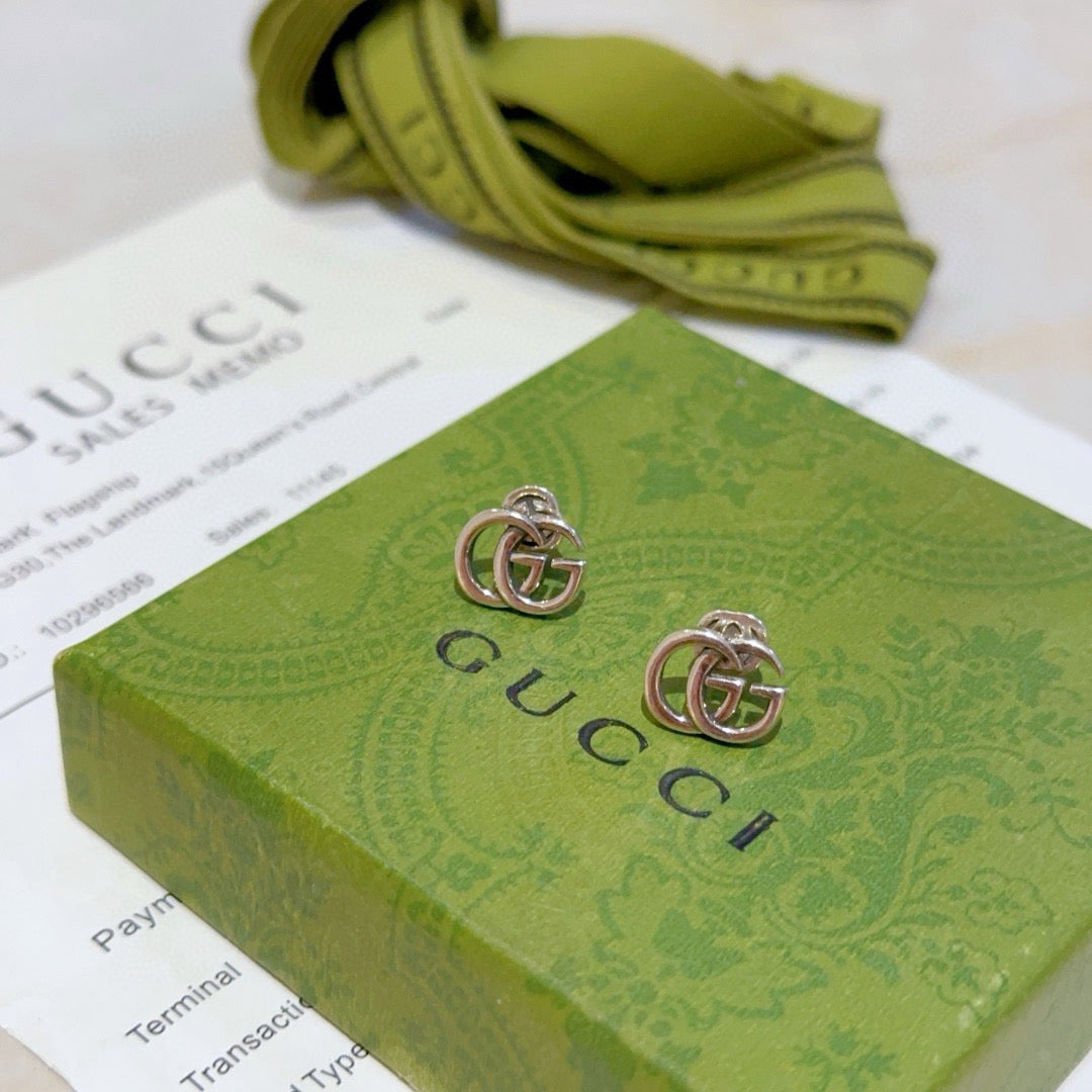antique vintage Stud Earrings for women - alternate angle view 4