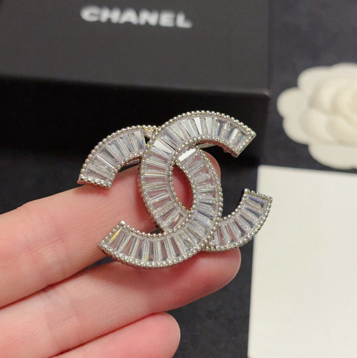 silver crystal Suit for men and women - product detail view