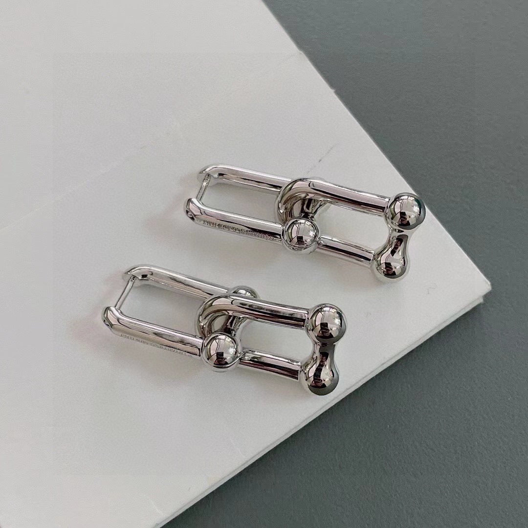 rose gold rose Stud Earrings for women - alternate angle view 7
