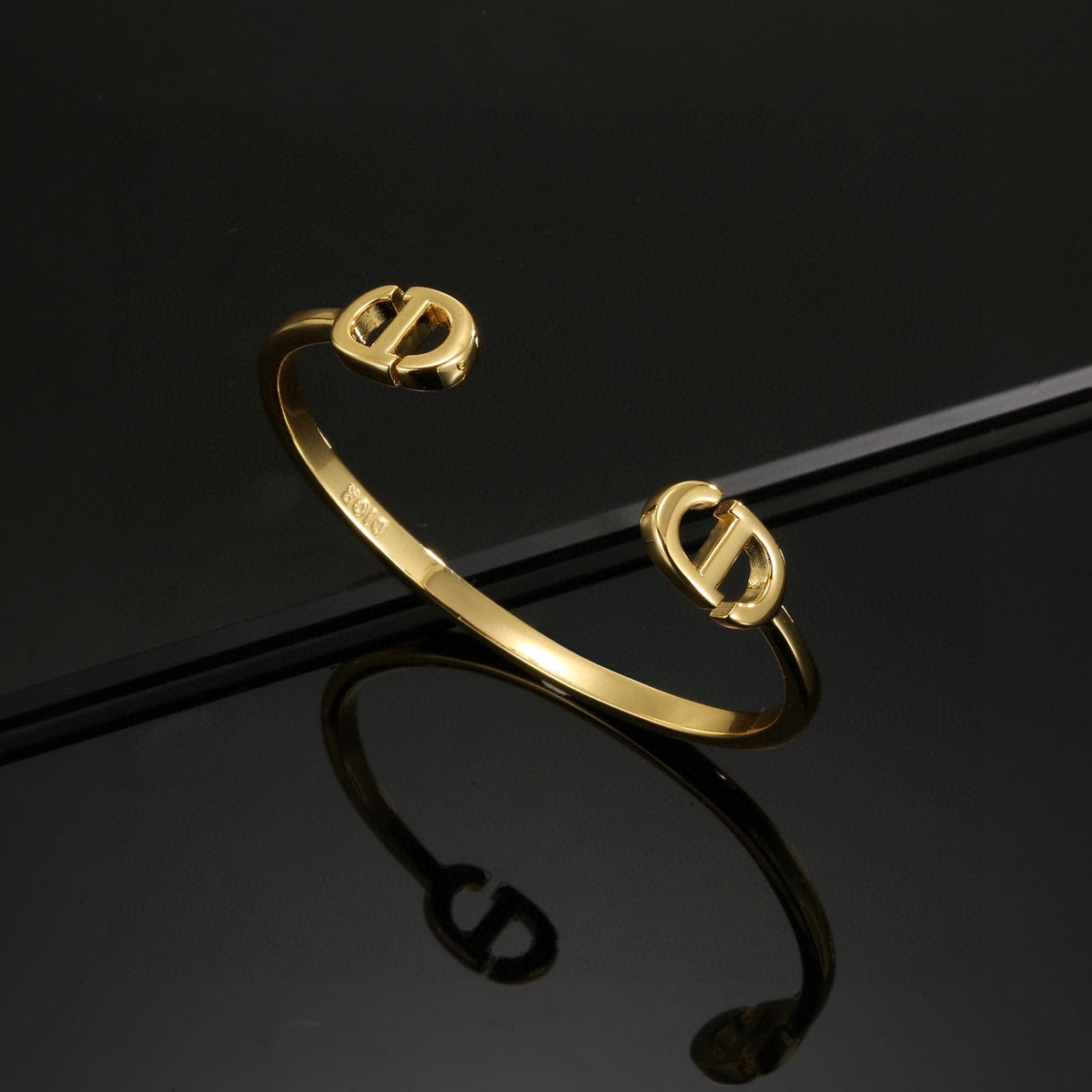 white gold Bangle for women - alternate angle view 5