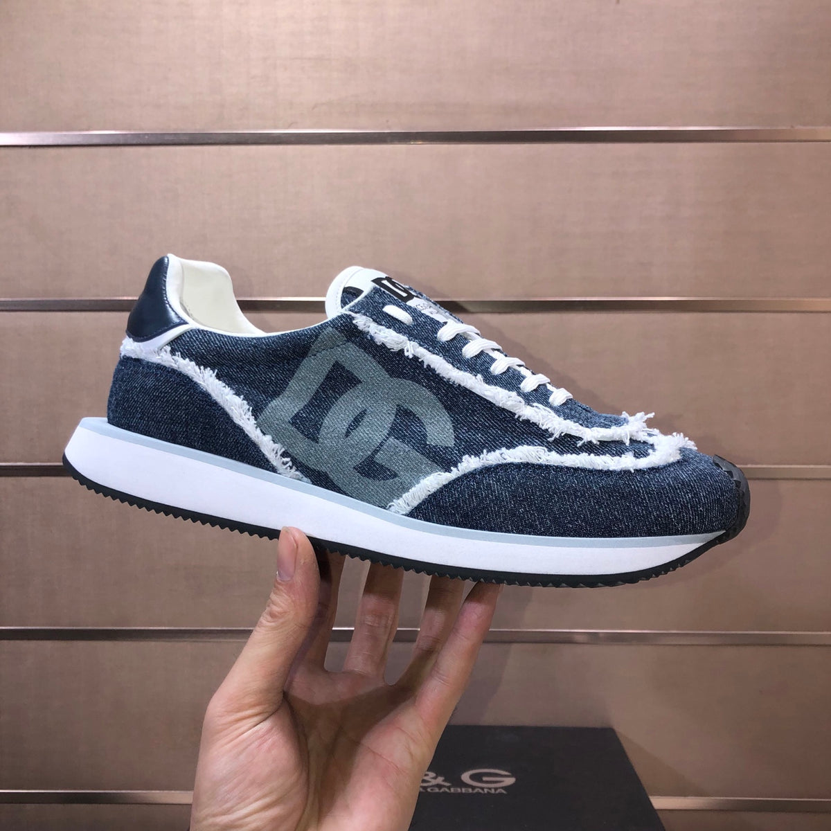 Dolce & Gabbana DG Low-Top Sneakers in Calfskin