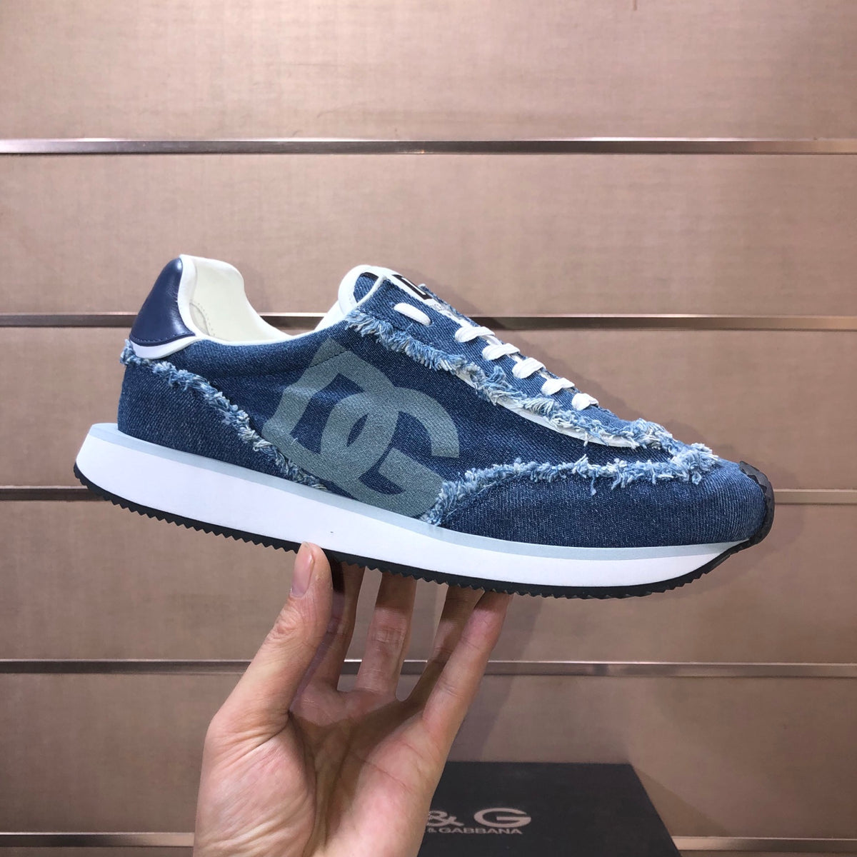 Dolce & Gabbana DG Low-Top Sneakers in Calfskin