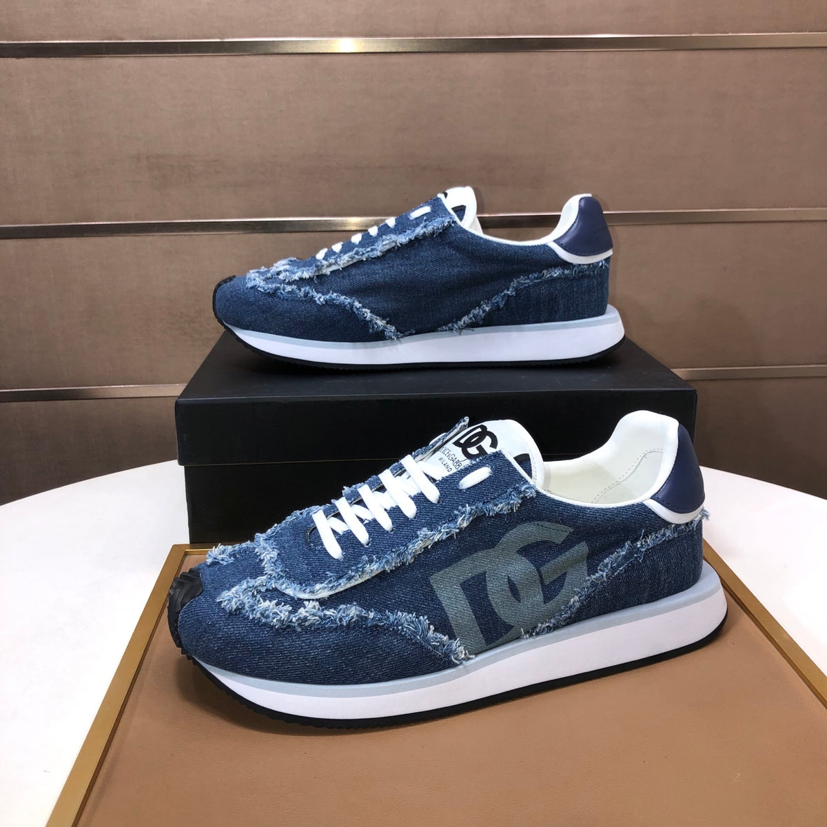 Dolce & Gabbana DG Low-Top Sneakers in Calfskin
