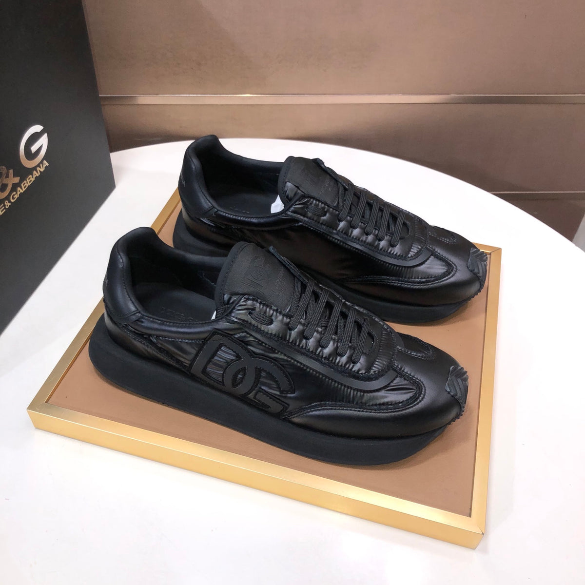 Dolce & Gabbana DG Low-Top Sneakers in Calfskin