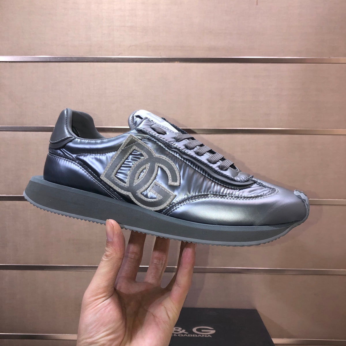 Dolce & Gabbana DG Low-Top Sneakers in Calfskin