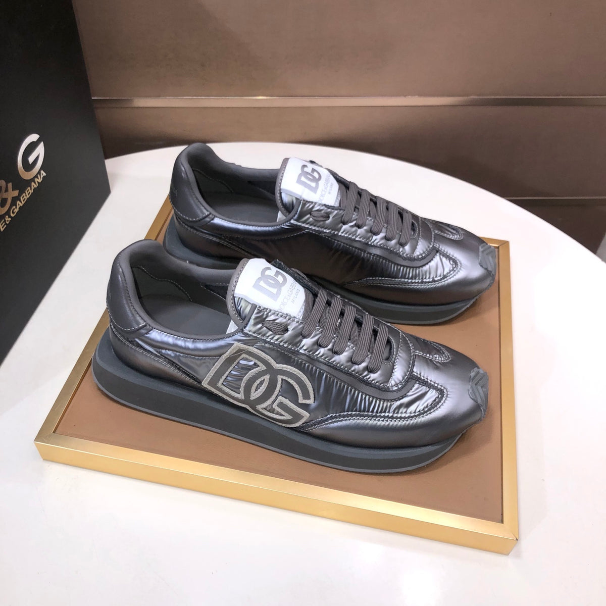 Dolce & Gabbana DG Low-Top Sneakers in Calfskin