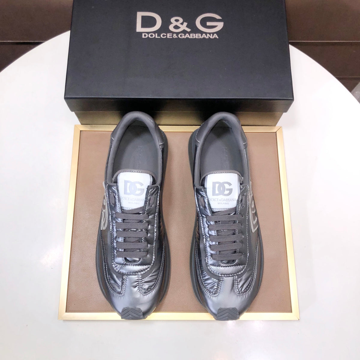 Dolce & Gabbana DG Low-Top Sneakers in Calfskin
