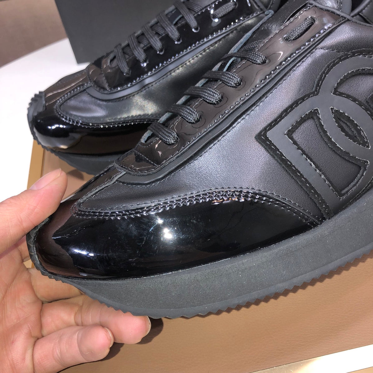 Dolce & Gabbana DG Low-Top Sneakers in Calfskin