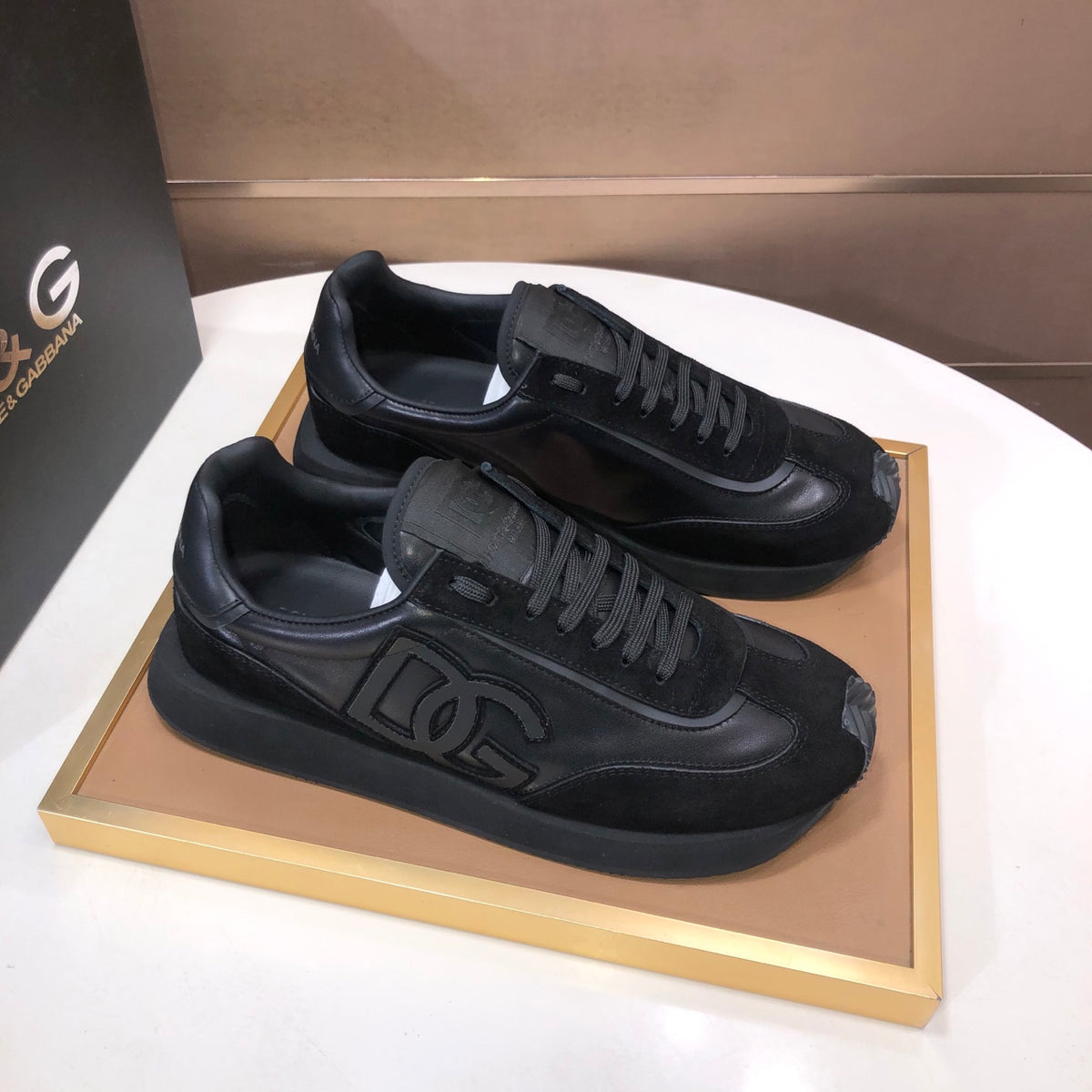 Dolce & Gabbana DG Low-Top Sneakers in Calfskin
