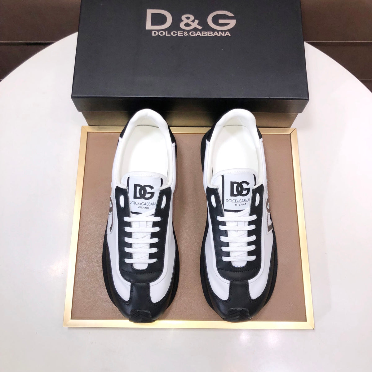 Dolce & Gabbana DG Low-Top Sneakers in Calfskin