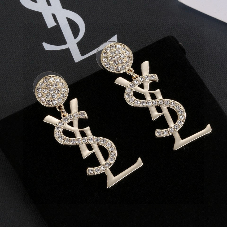 luxury Stud Earrings for women - product detail view