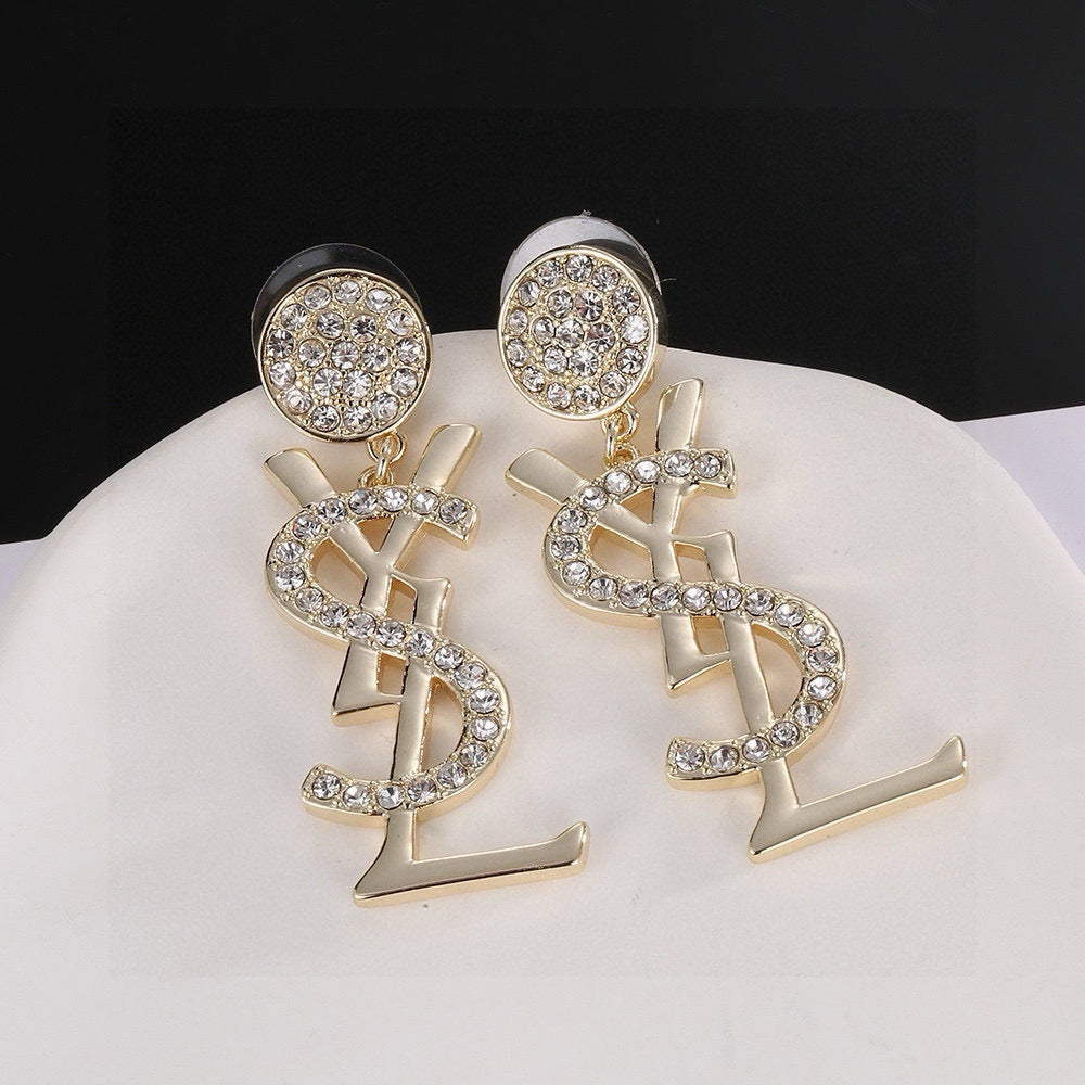 luxury Stud Earrings for women - alternate angle view 7