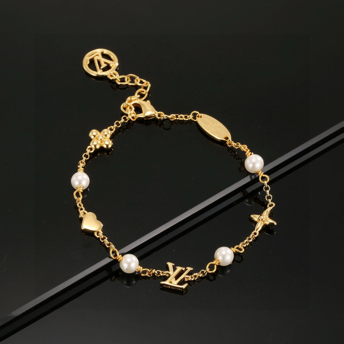 letter Bracelet for women - alternate angle view 3