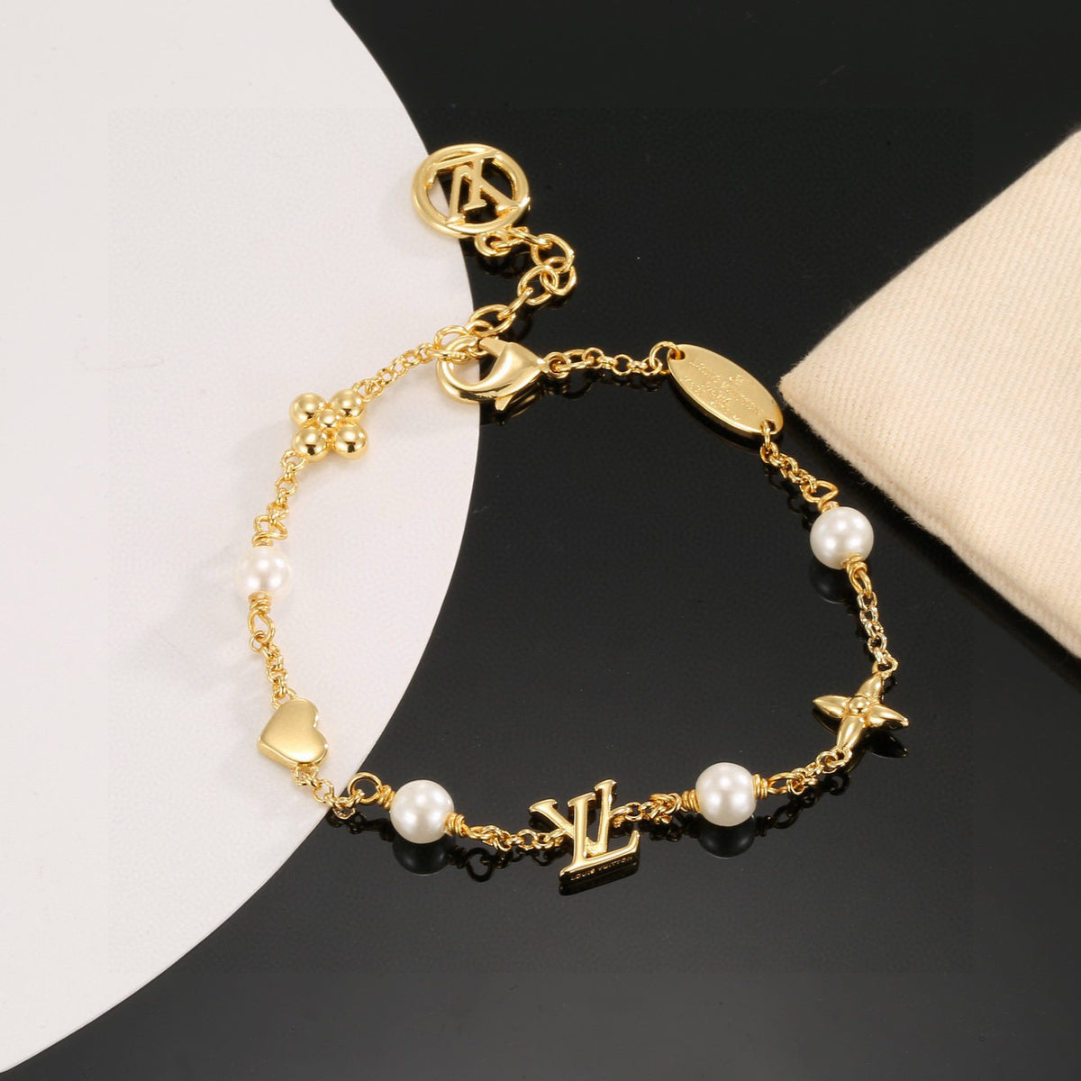 letter Bracelet for women - alternate angle view 4