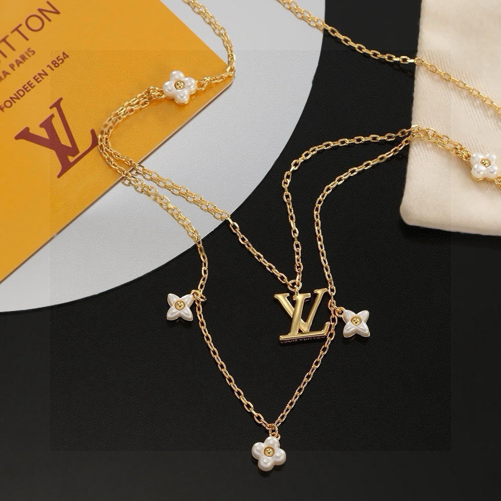 letter Necklace for women - alternate angle view 5