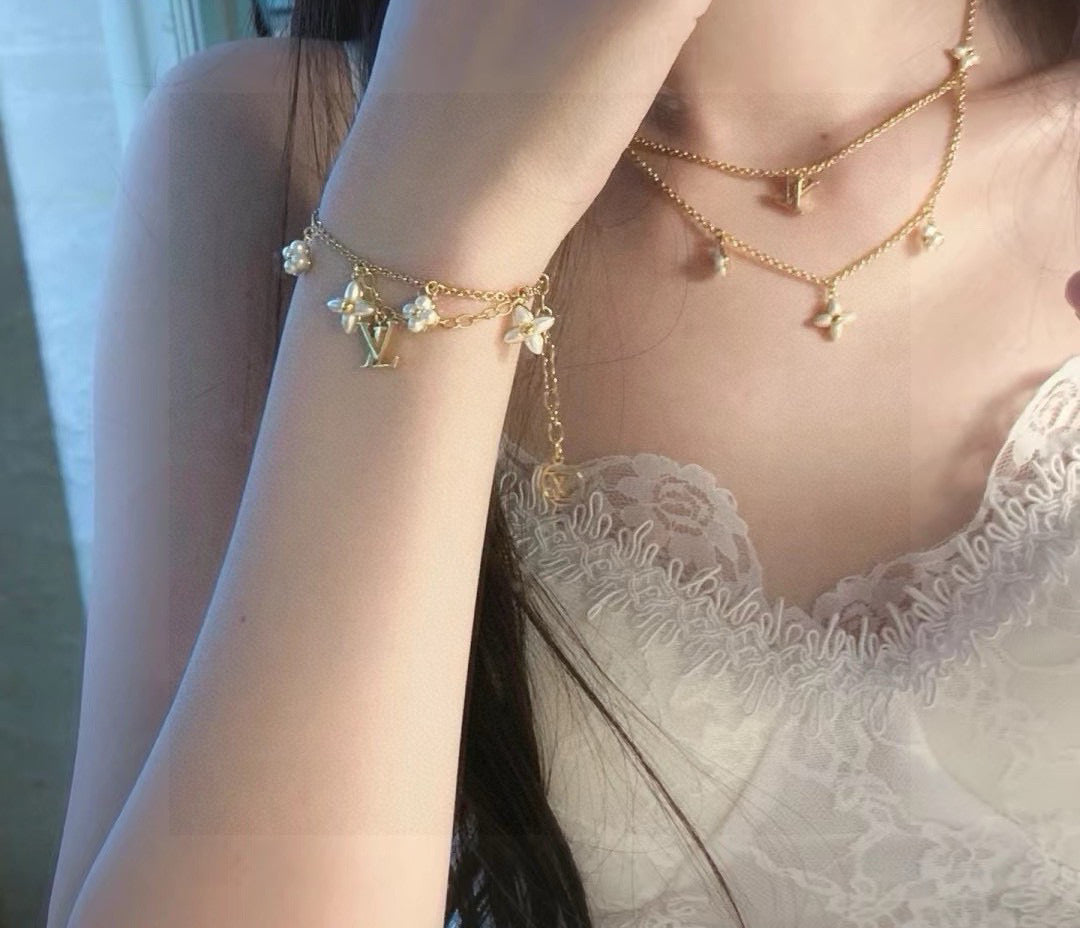 letter Necklace for women - alternate angle view 4